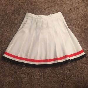 Cheer uniform skirt and top
